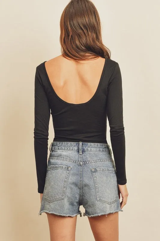 The Anne Long Sleeve Bodysuit