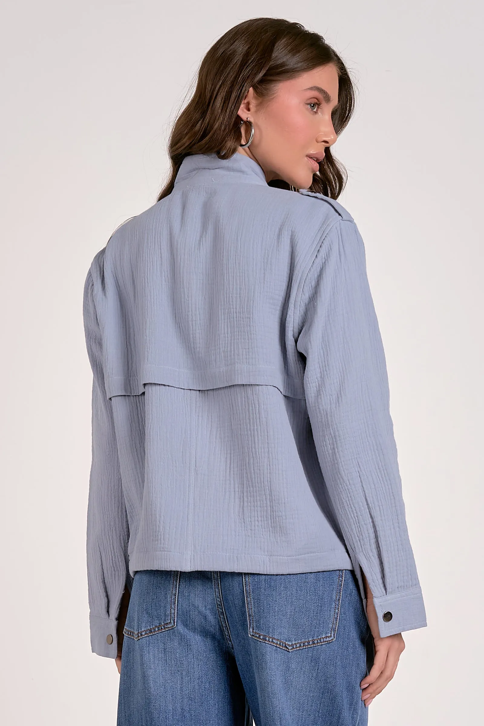 The Ellen Zip Up Utility Jacket