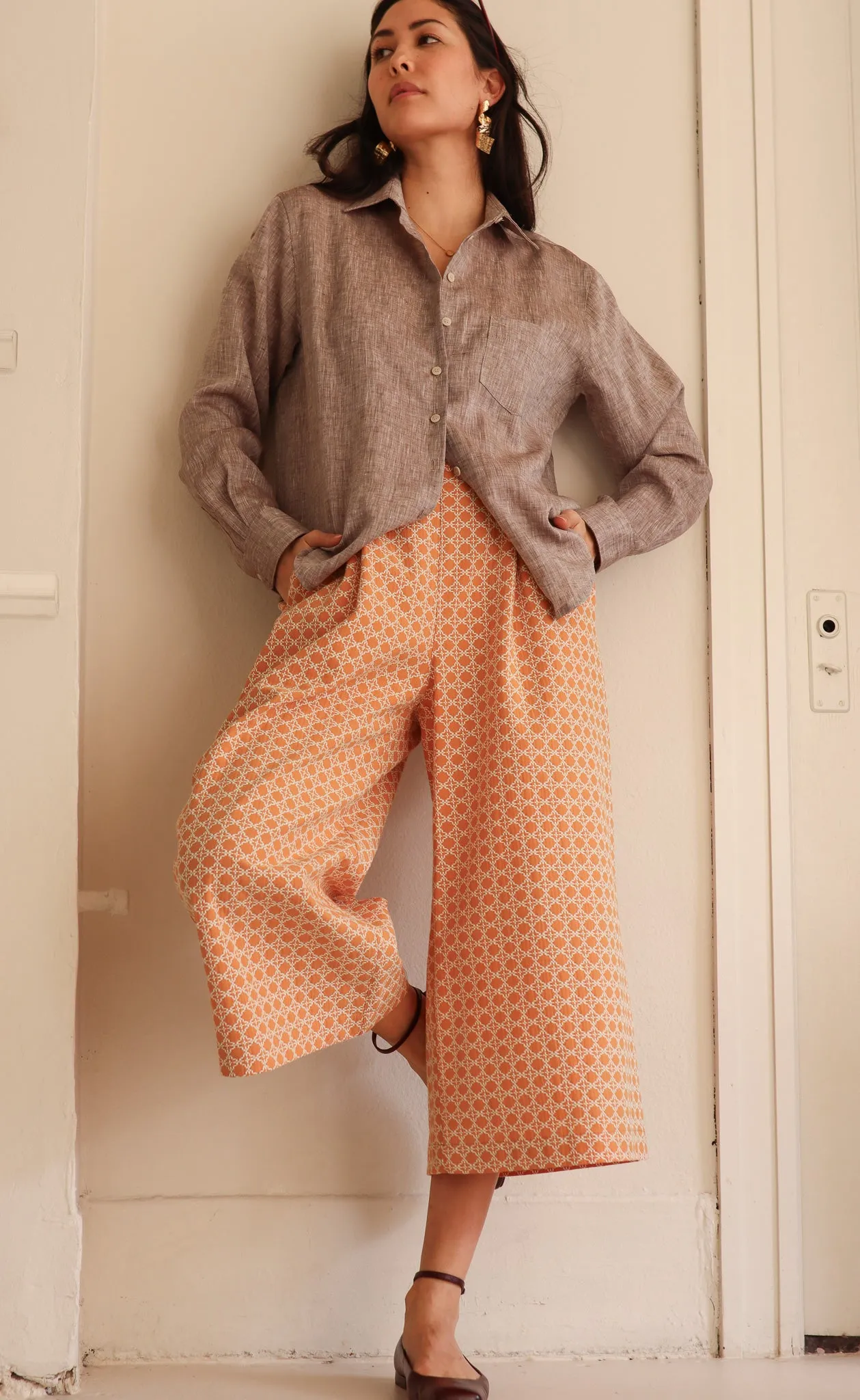 The Friend - Proper Fit - Oak Brown 100% Linen