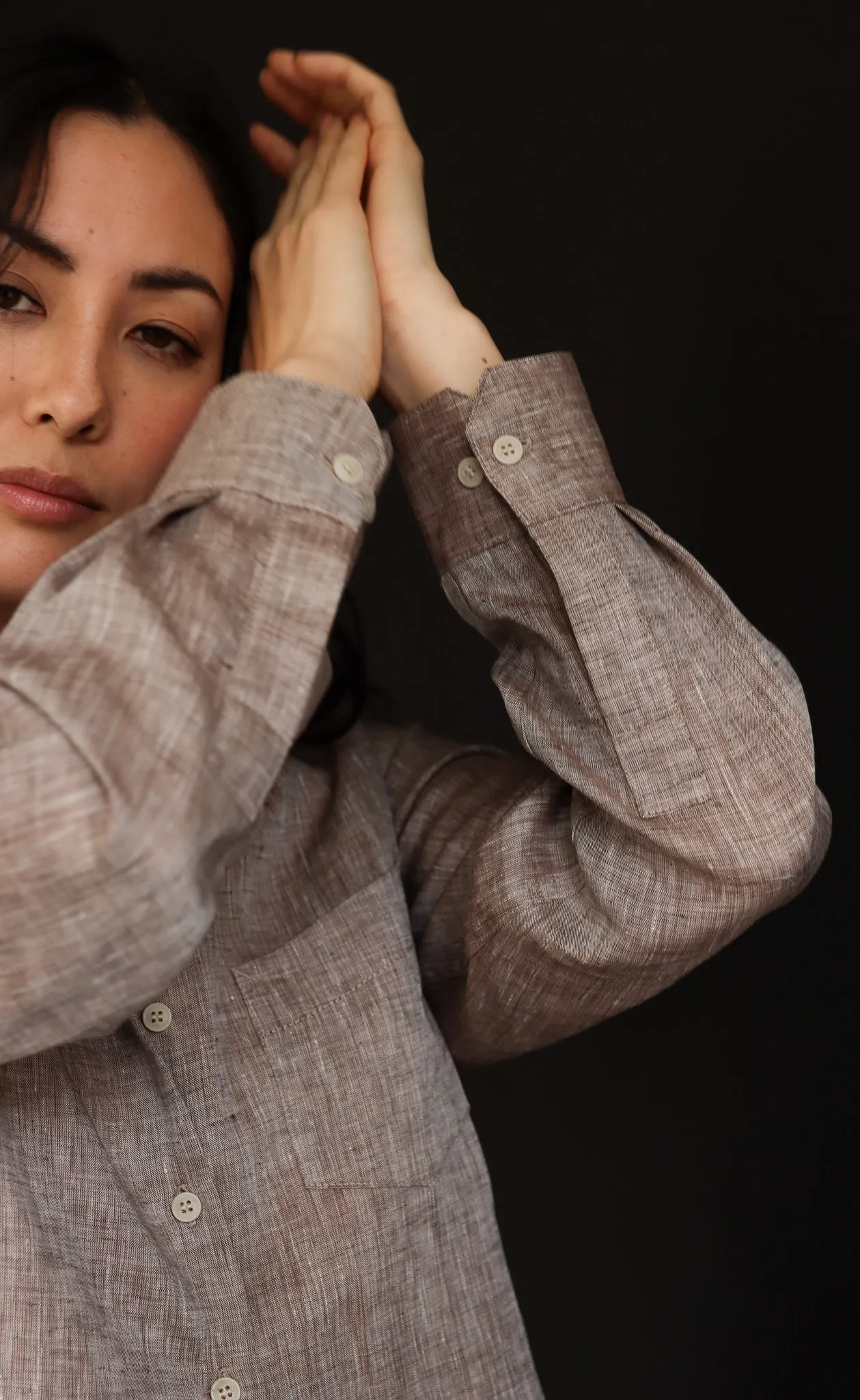 The Friend - Proper Fit - Oak Brown 100% Linen