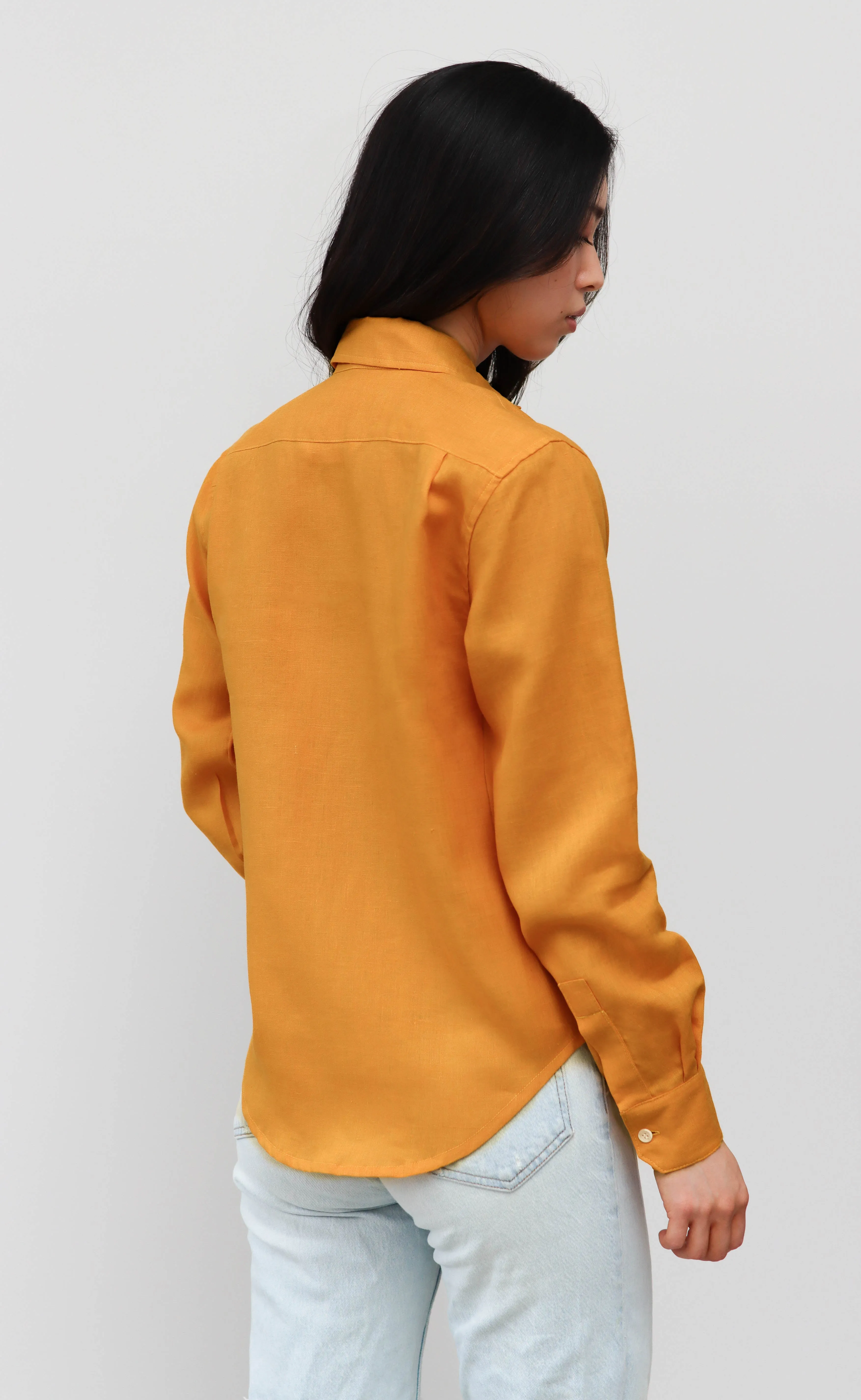 The Friend - Proper Fit - Turmeric 100% Linen