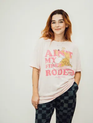 The Laundry Room Rodeo Queen Oversized Tee - Blush Pink