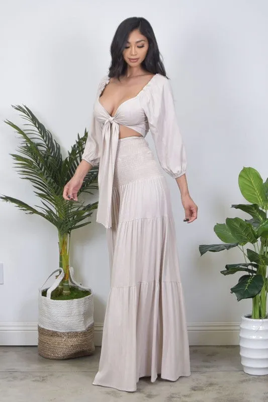 The "Boho Vibes" Linen Set