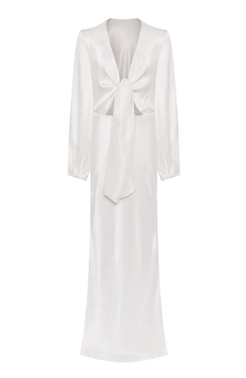 Tina Bridal Tie Front Dress