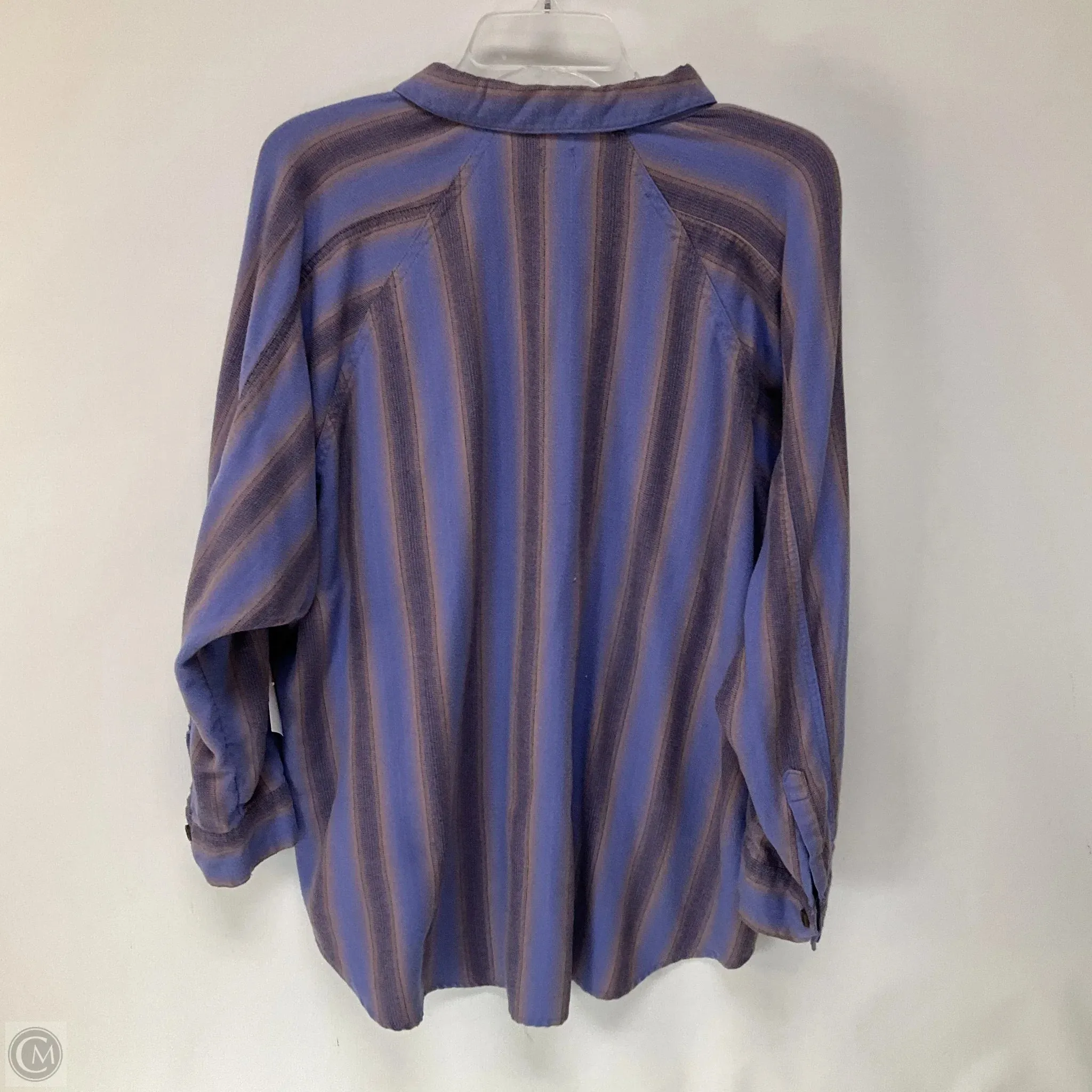 Top Long Sleeve By Bdg In Striped Pattern, Size: S