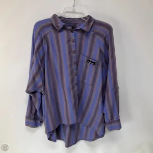 Top Long Sleeve By Bdg In Striped Pattern, Size: S