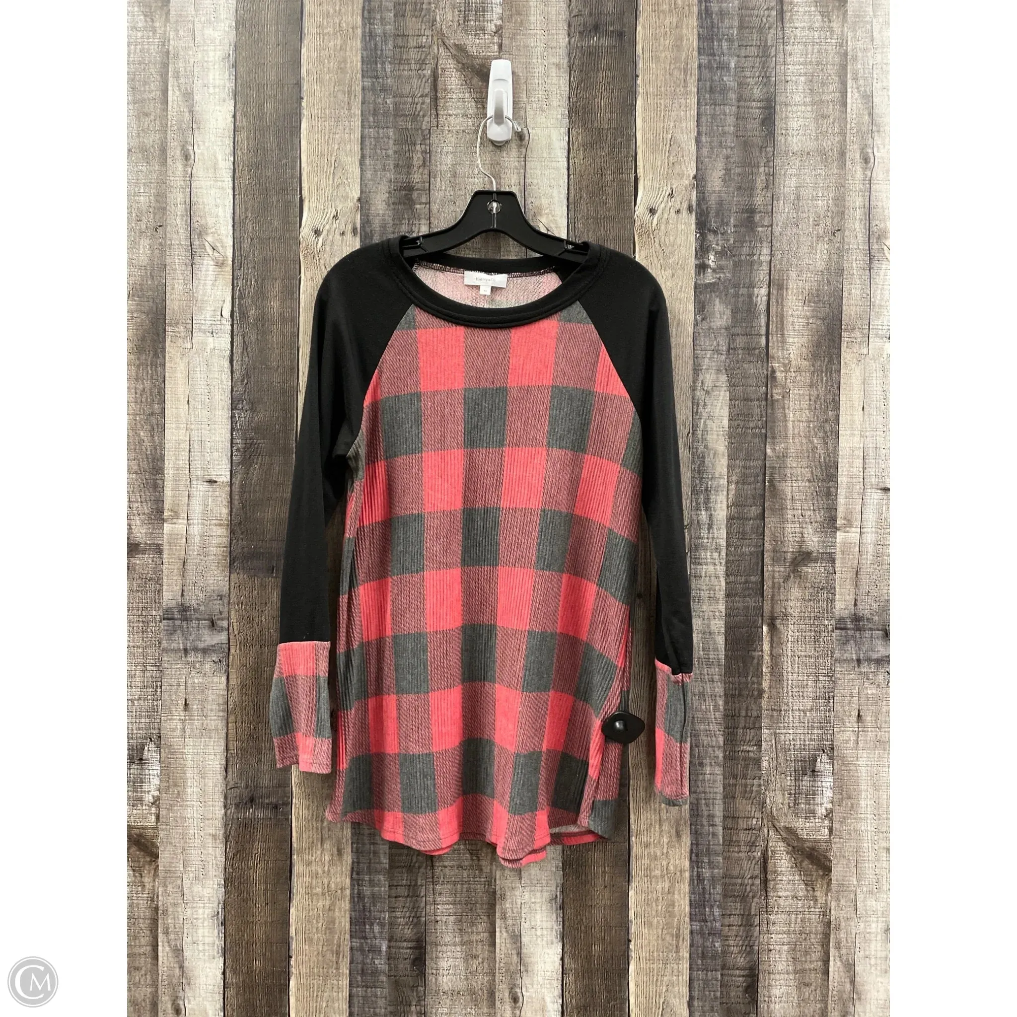 Top Long Sleeve By Cme In Multi-colored, Size: M