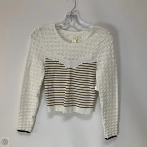 Top Long Sleeve By Maeve In Striped Pattern, Size: S