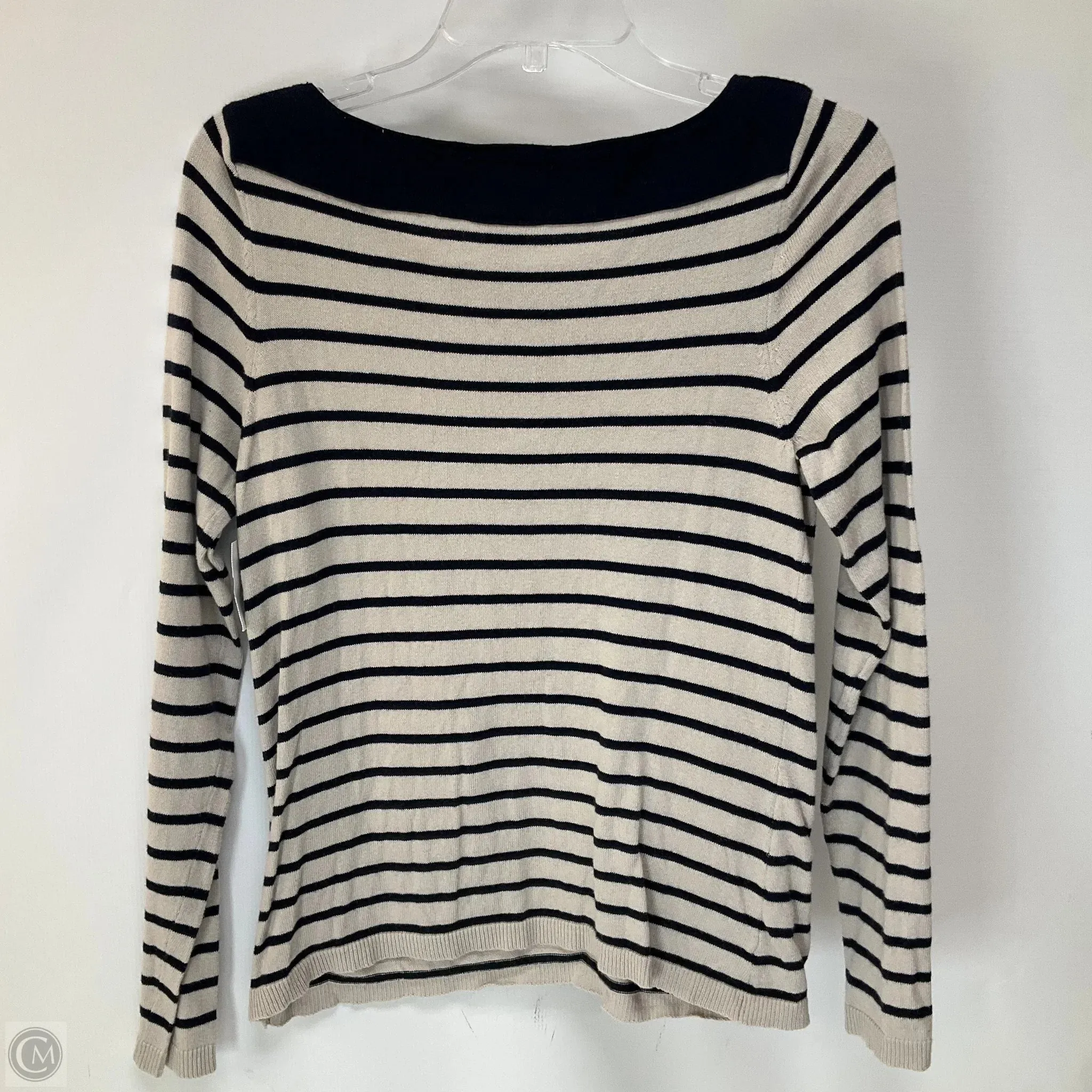 Top Long Sleeve By Tabitha In Striped Pattern, Size: S