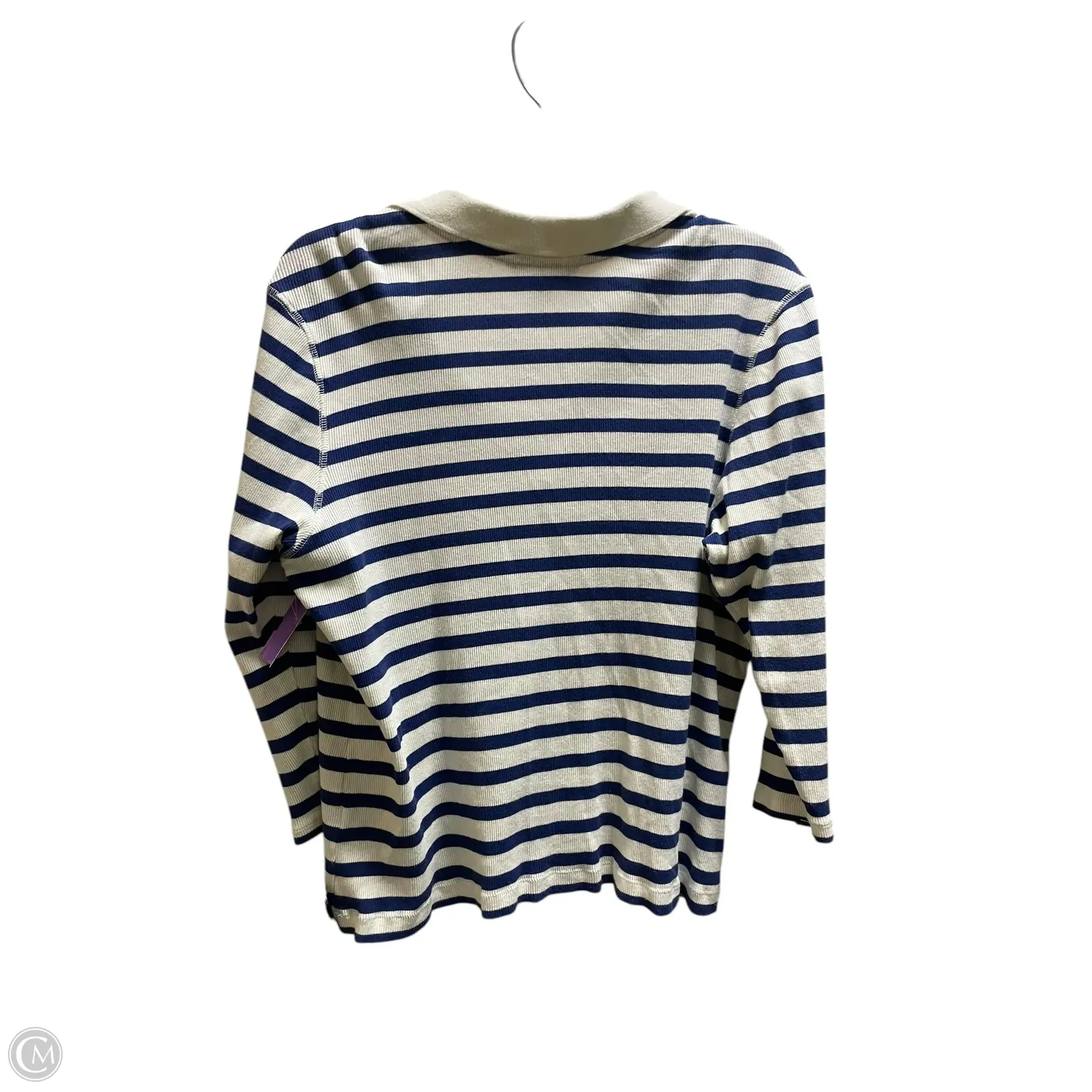 Top Long Sleeve By Tommy Hilfiger In Striped Pattern, Size: Xl