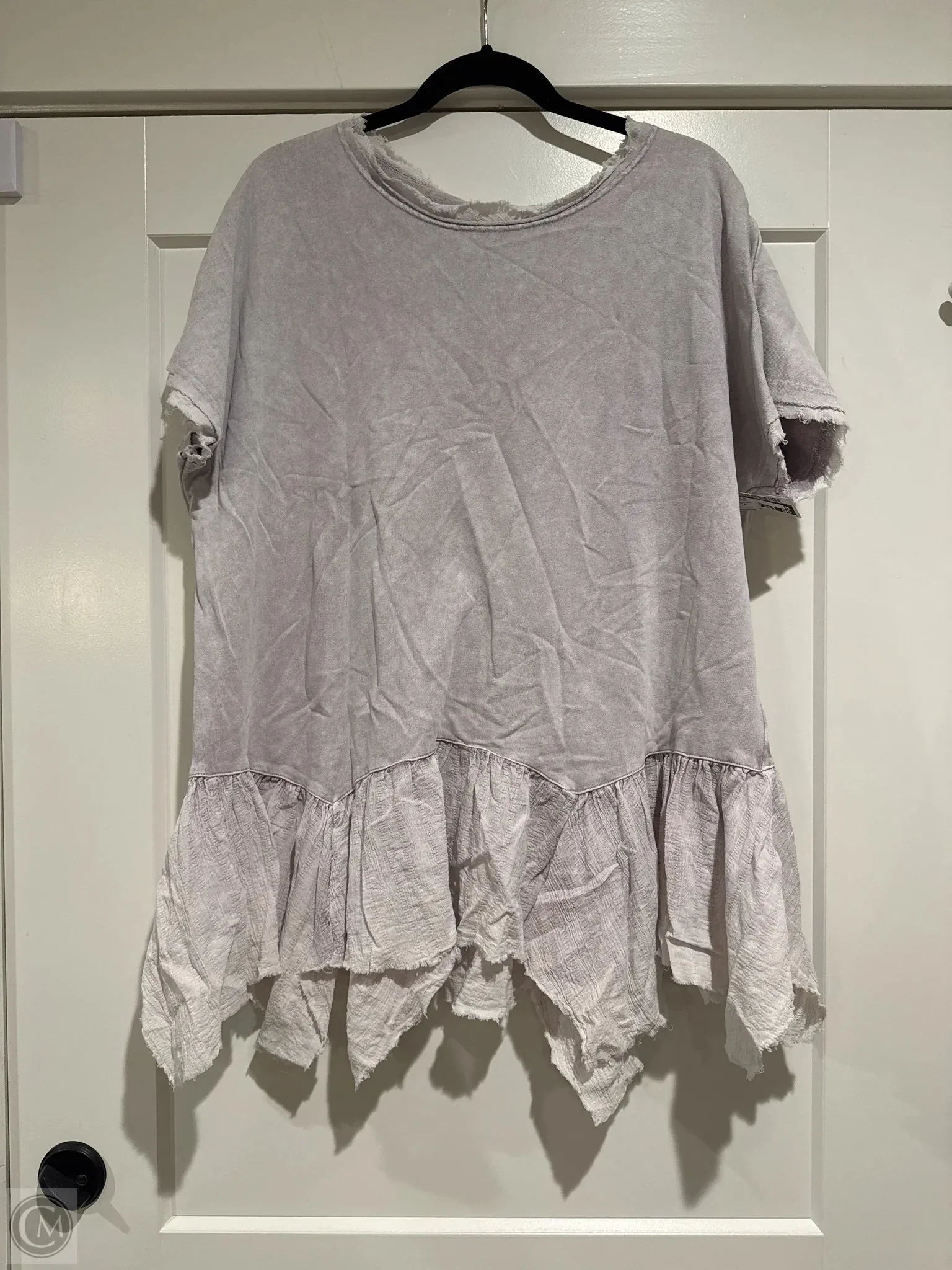 Top Short Sleeve By Easel In Purple, Size: S