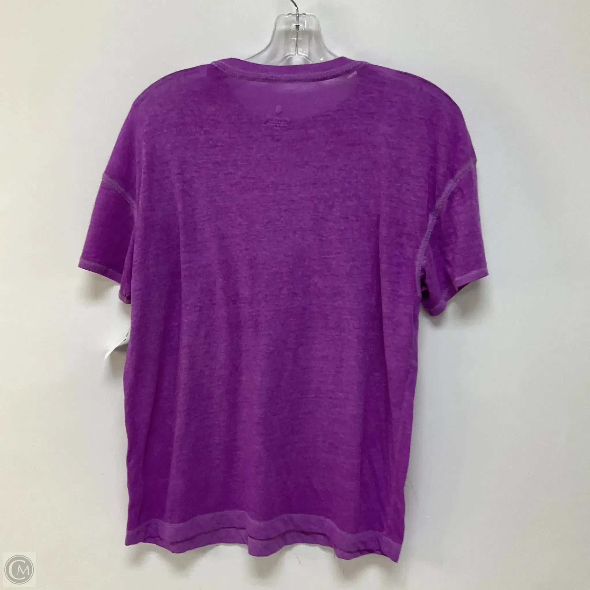 Top Short Sleeve By Free People In Purple, Size: Xs