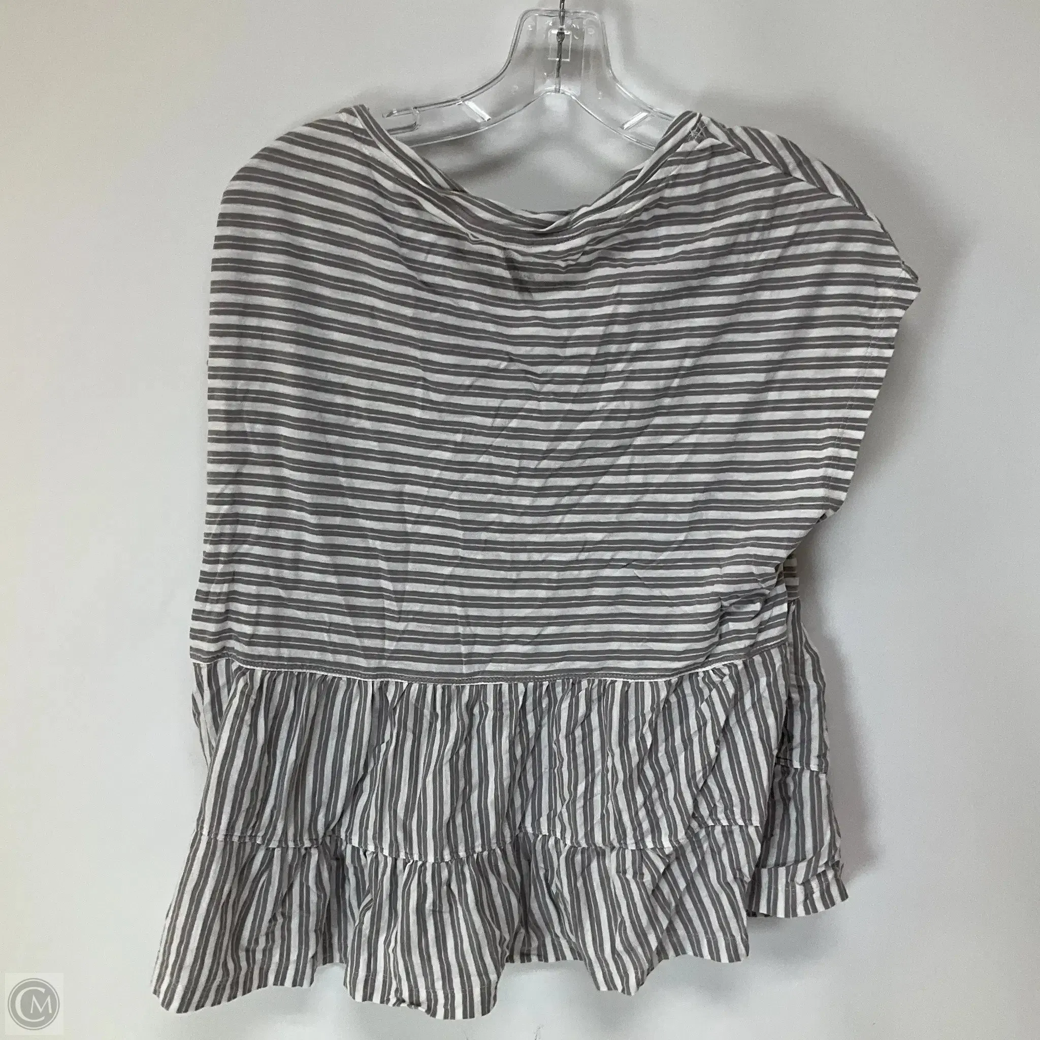 Top Short Sleeve By Pilcro In Striped Pattern, Size: M