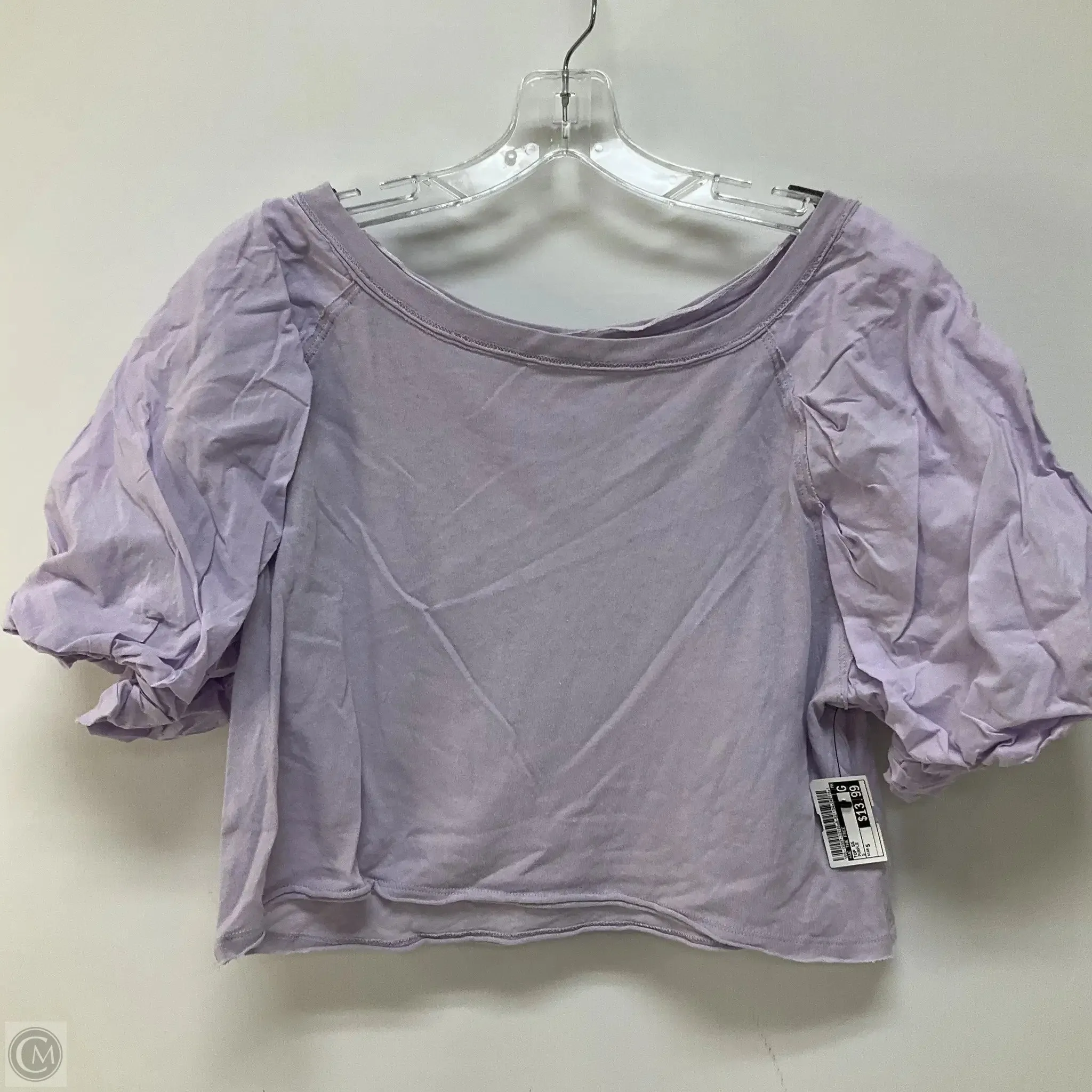 Top Short Sleeve By We The Free In Purple, Size: S