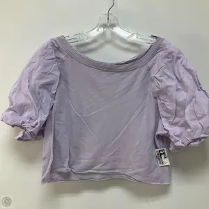 Top Short Sleeve By We The Free In Purple, Size: S