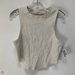 Top Sleeveless Basic By Aerie In Striped Pattern, Size: Xl