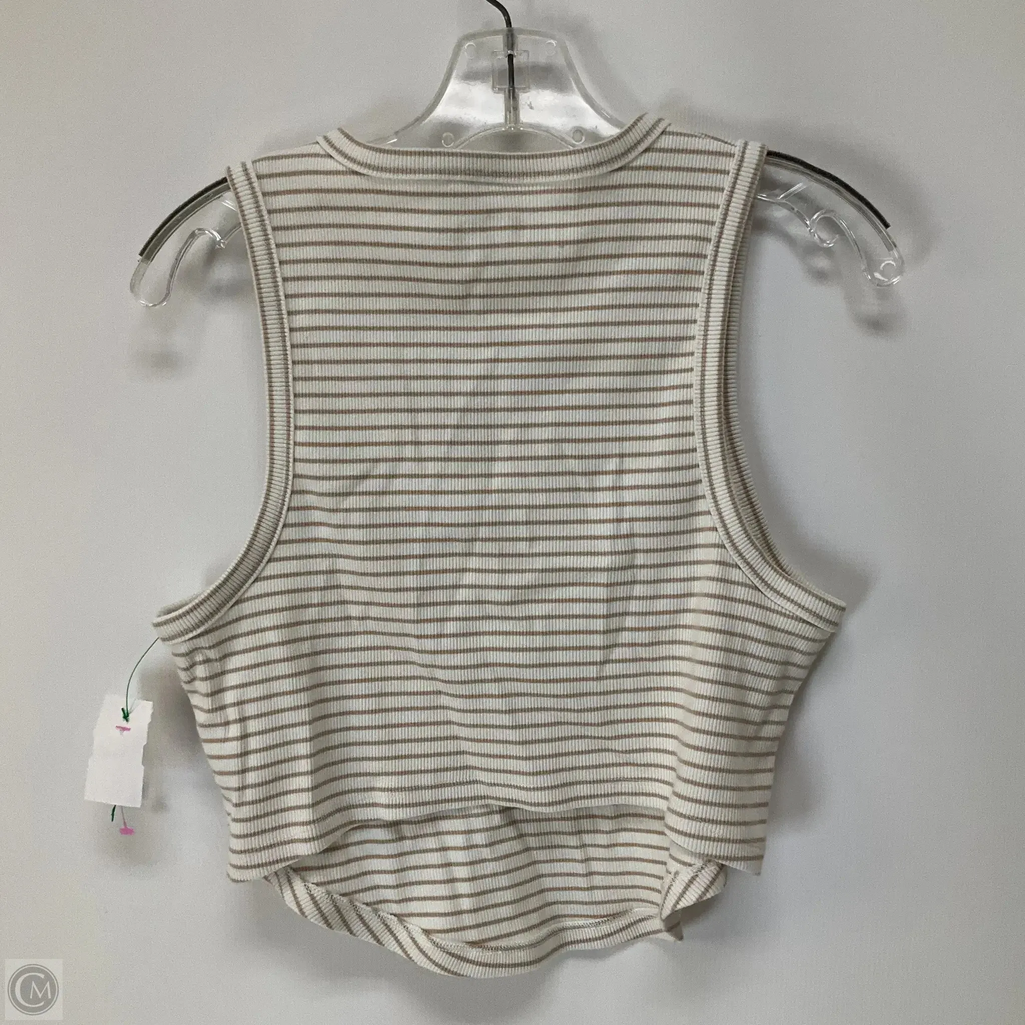 Top Sleeveless Basic By Aerie In Striped Pattern, Size: Xl