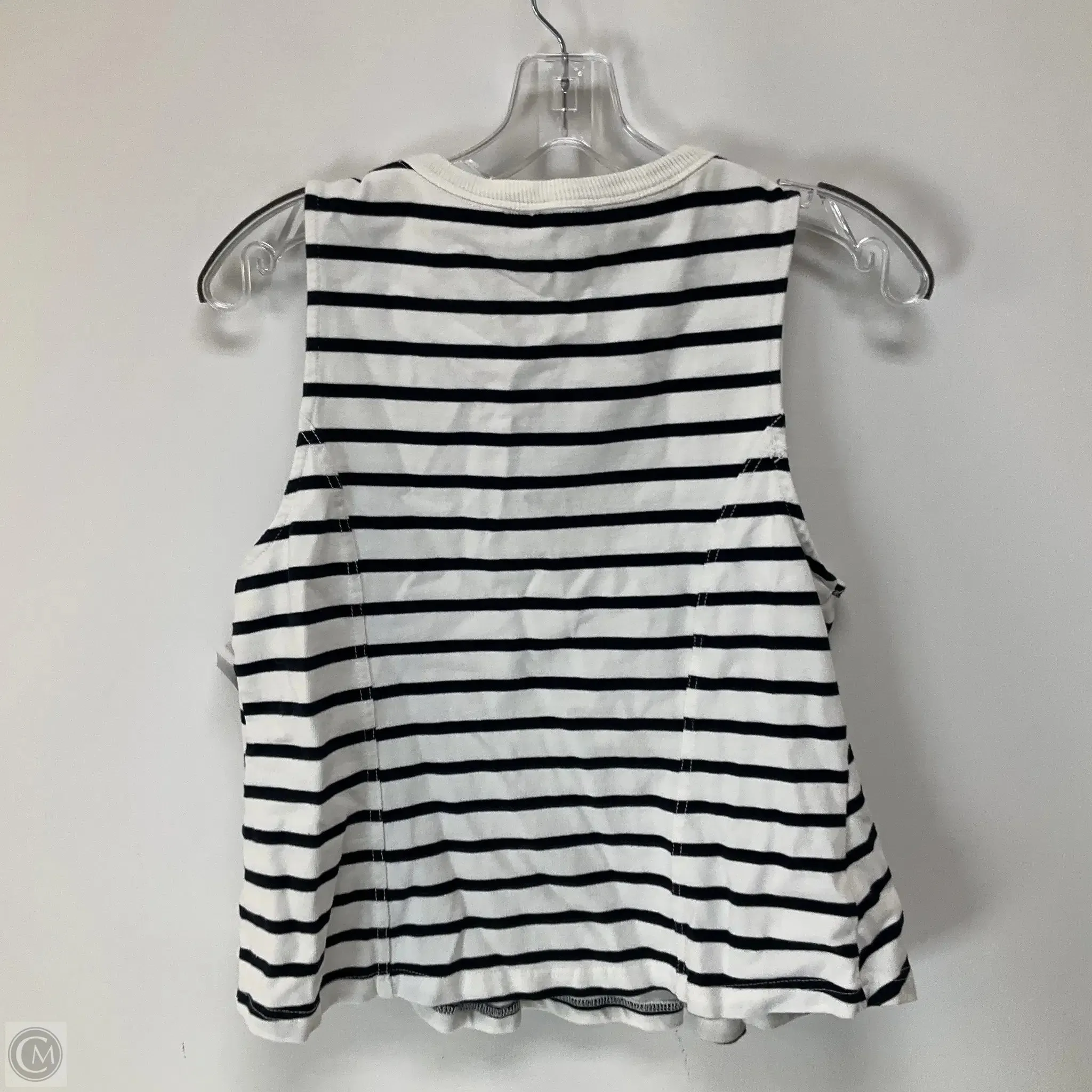 Top Sleeveless By Anthropologie In Striped Pattern, Size: M