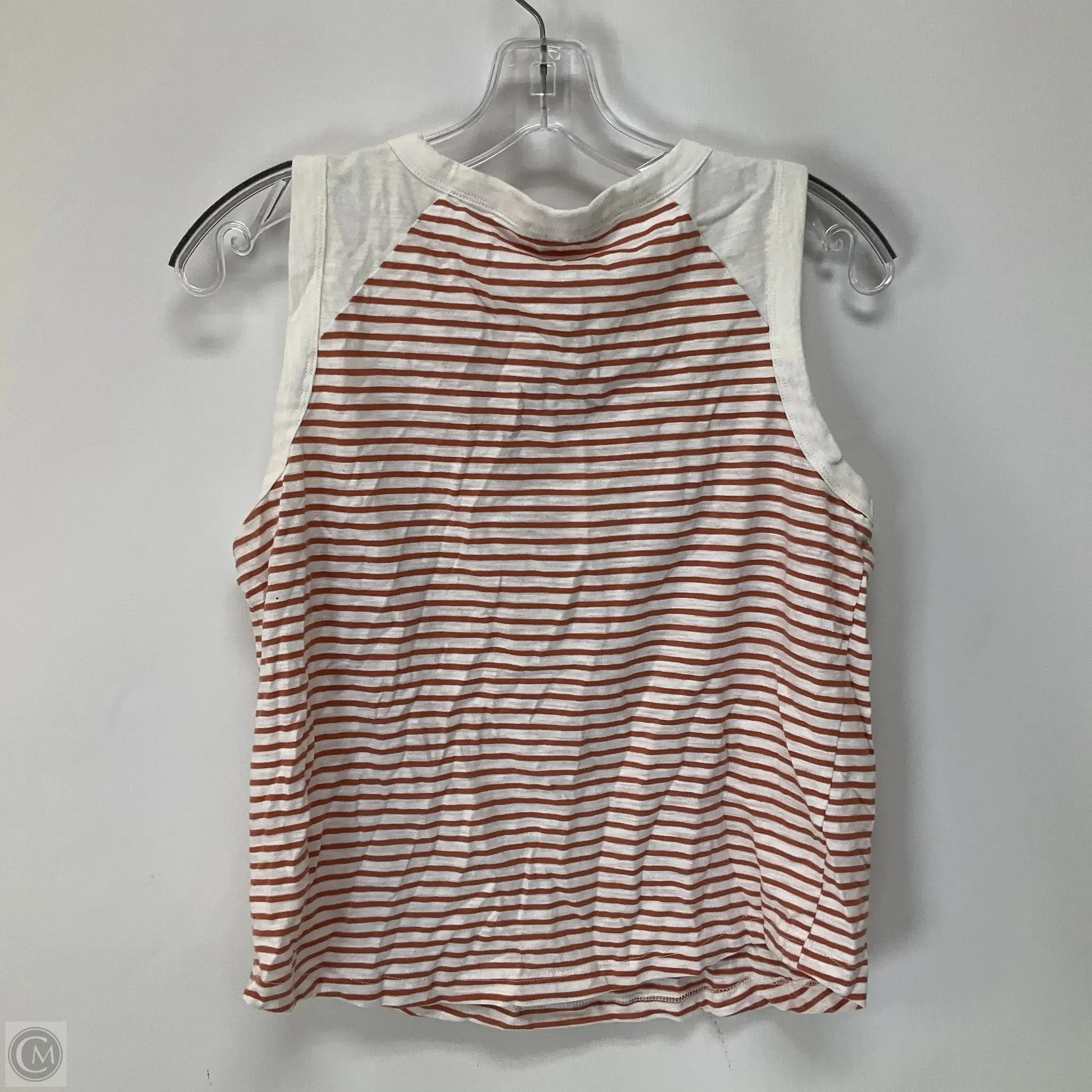 Top Sleeveless By Evereve In Striped Pattern, Size: S