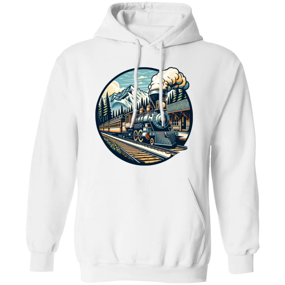 Train at Station - T-shirts, Hoodies and Sweatshirts