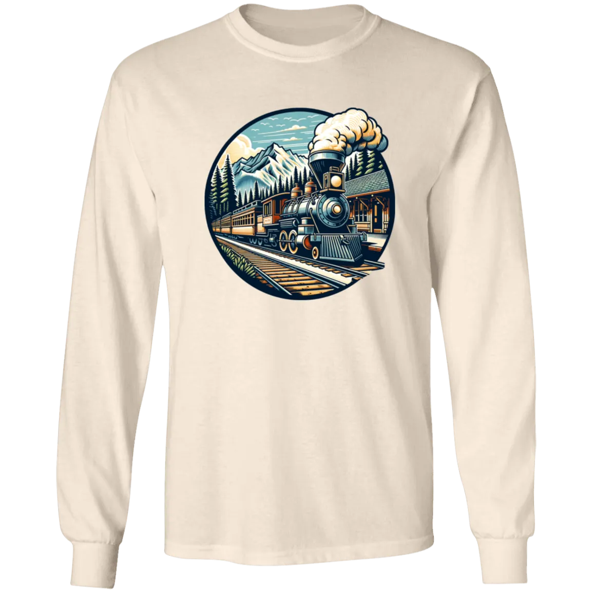 Train at Station - T-shirts, Hoodies and Sweatshirts