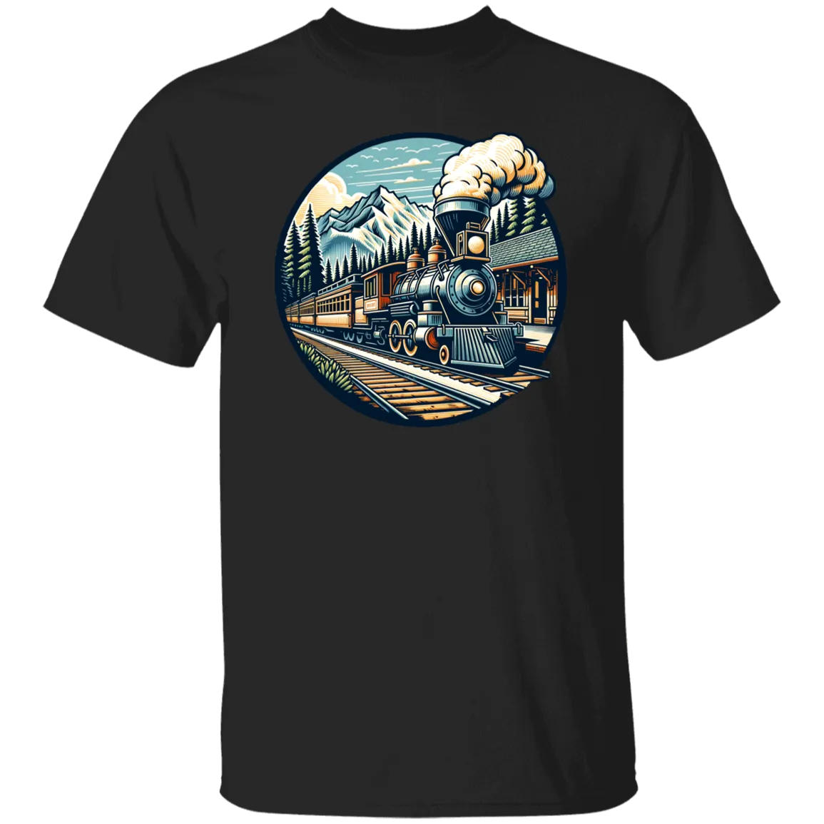 Train at Station - T-shirts, Hoodies and Sweatshirts