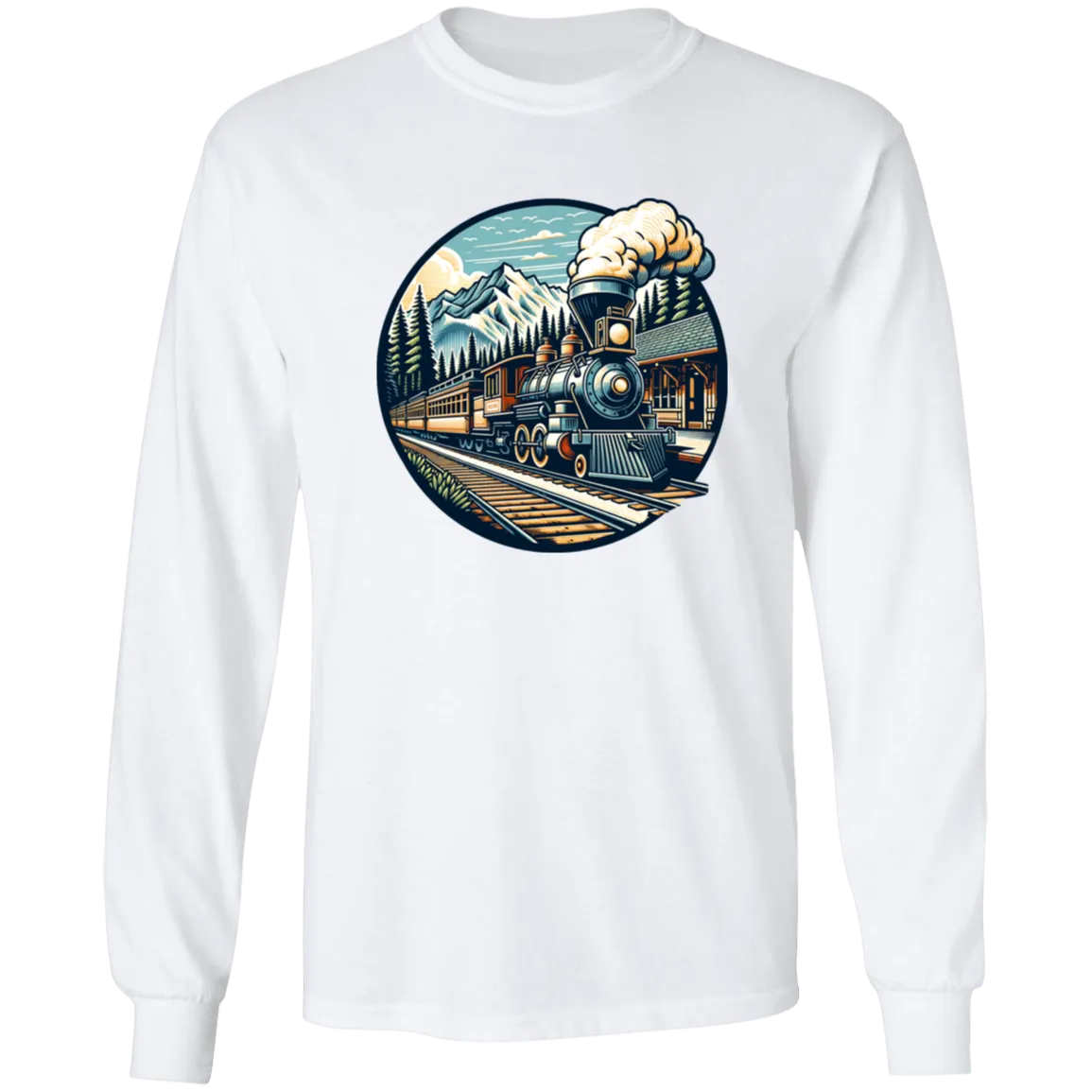 Train at Station - T-shirts, Hoodies and Sweatshirts