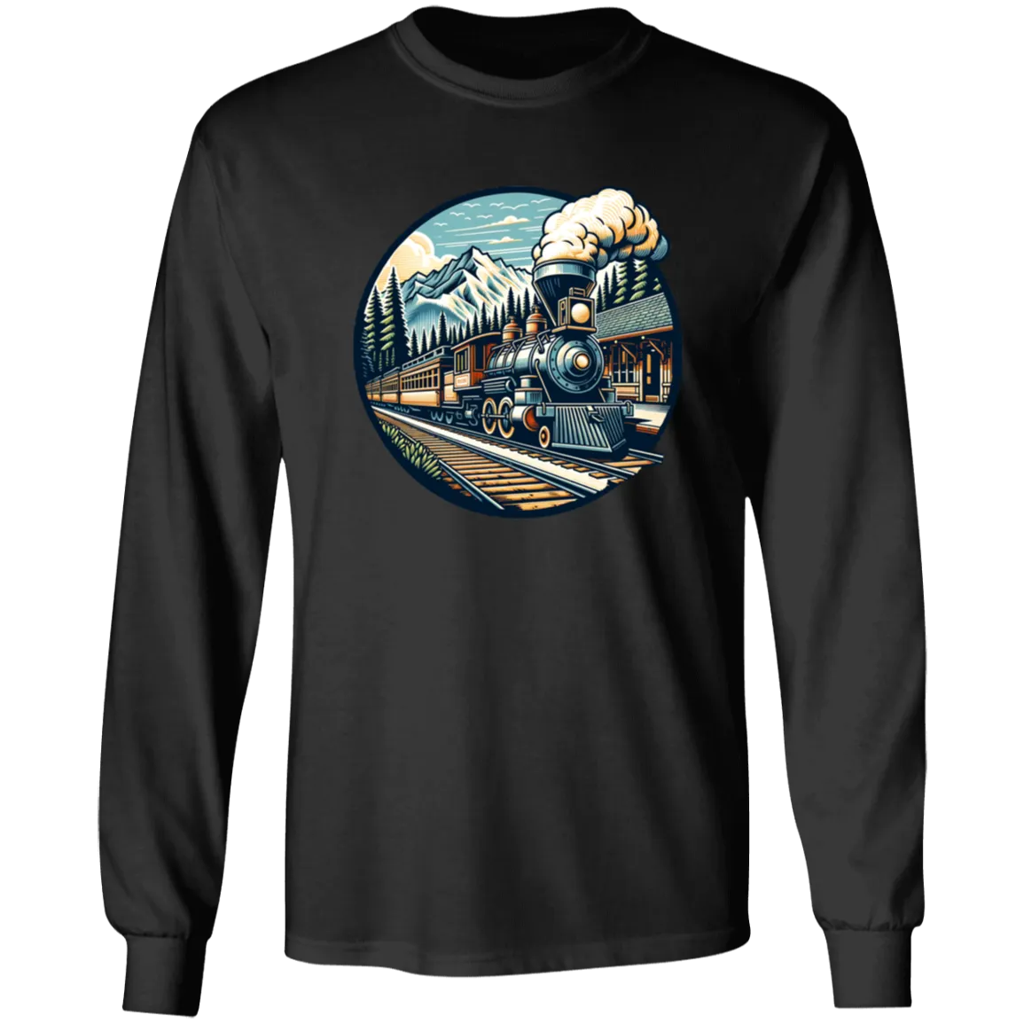 Train at Station - T-shirts, Hoodies and Sweatshirts