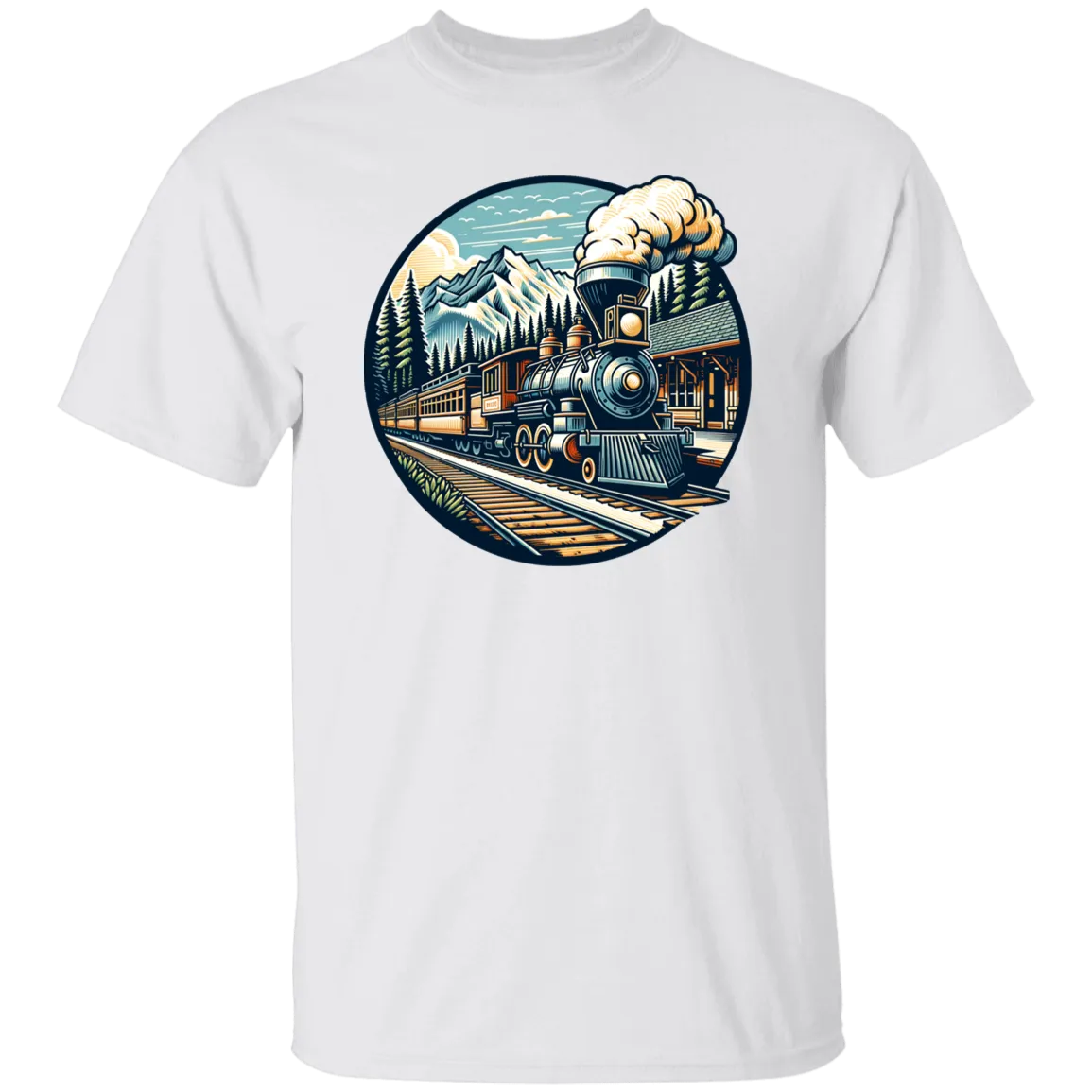 Train at Station - T-shirts, Hoodies and Sweatshirts
