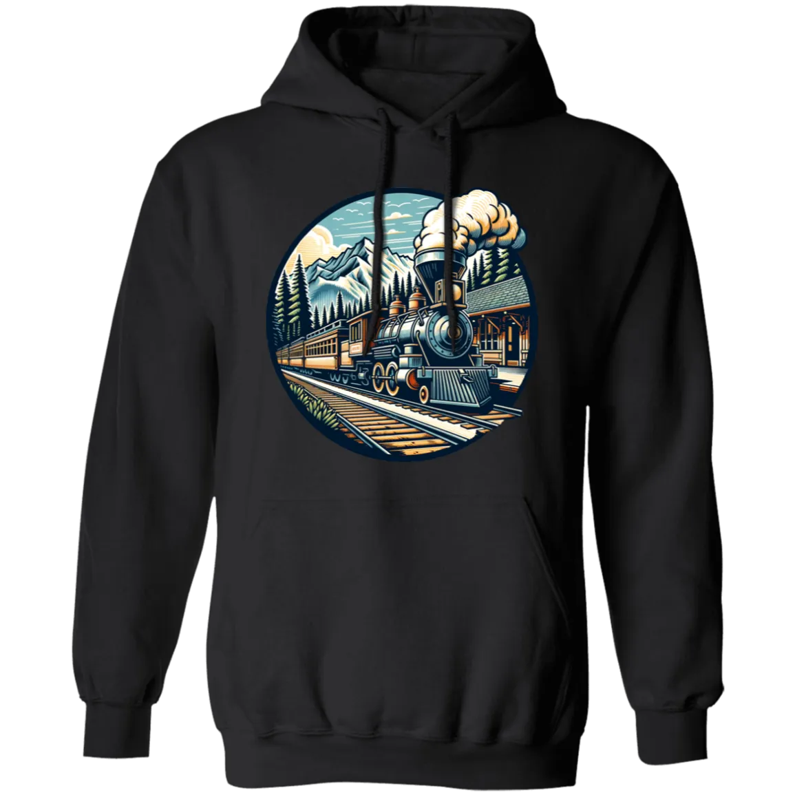 Train at Station - T-shirts, Hoodies and Sweatshirts