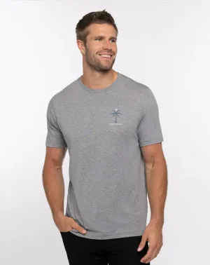 TRAVISMATHEW MENS PRIVATE PLANE T-SHIRT - HEATHER GREY