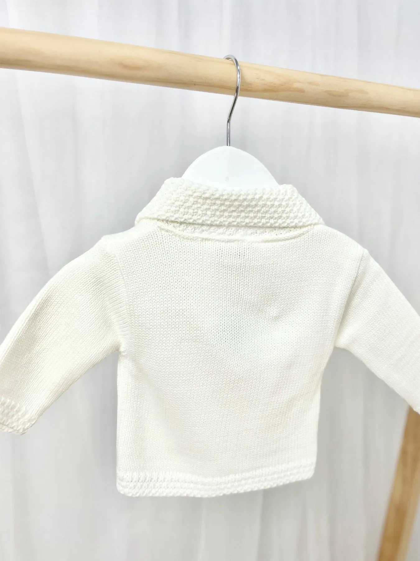 Unisex Baby Knitted Cardigan - 2 Colours