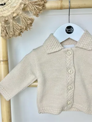 Unisex Baby Knitted Cardigan - 2 Colours