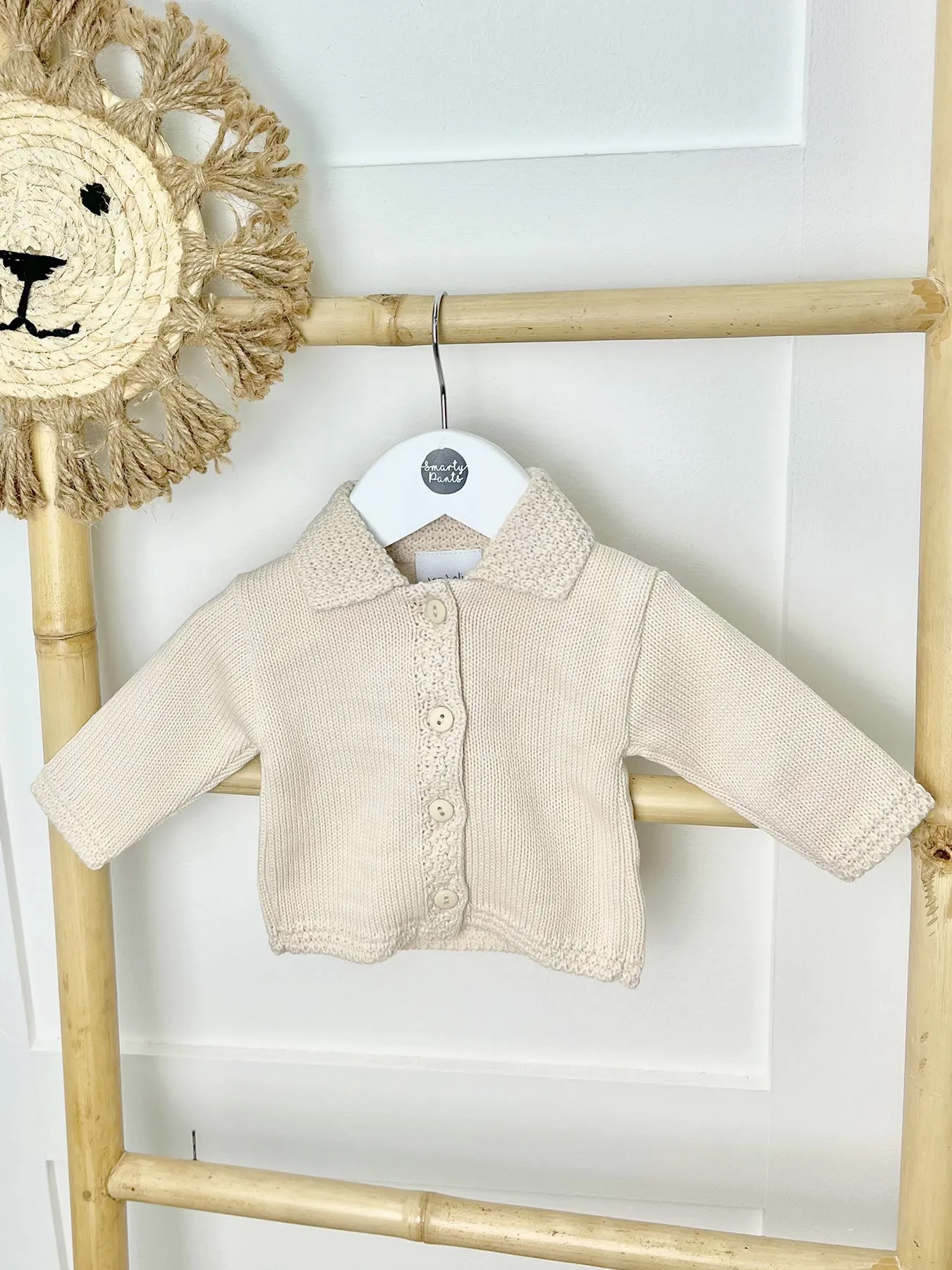 Unisex Baby Knitted Cardigan - 2 Colours