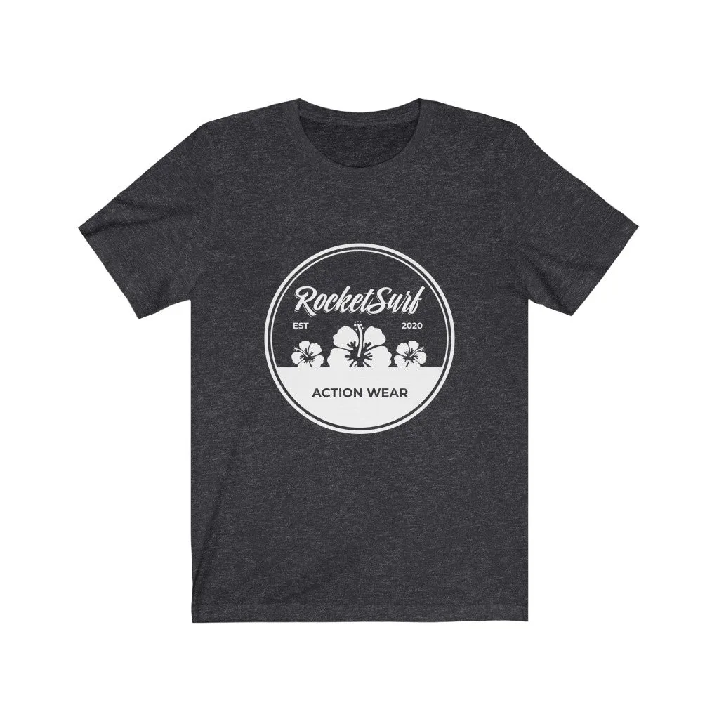 Unisex Jersey Short Sleeve Tee - White Flowers