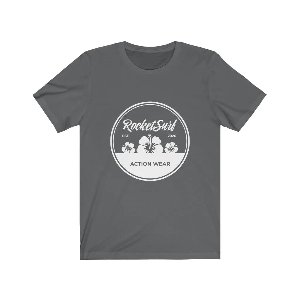 Unisex Jersey Short Sleeve Tee - White Flowers