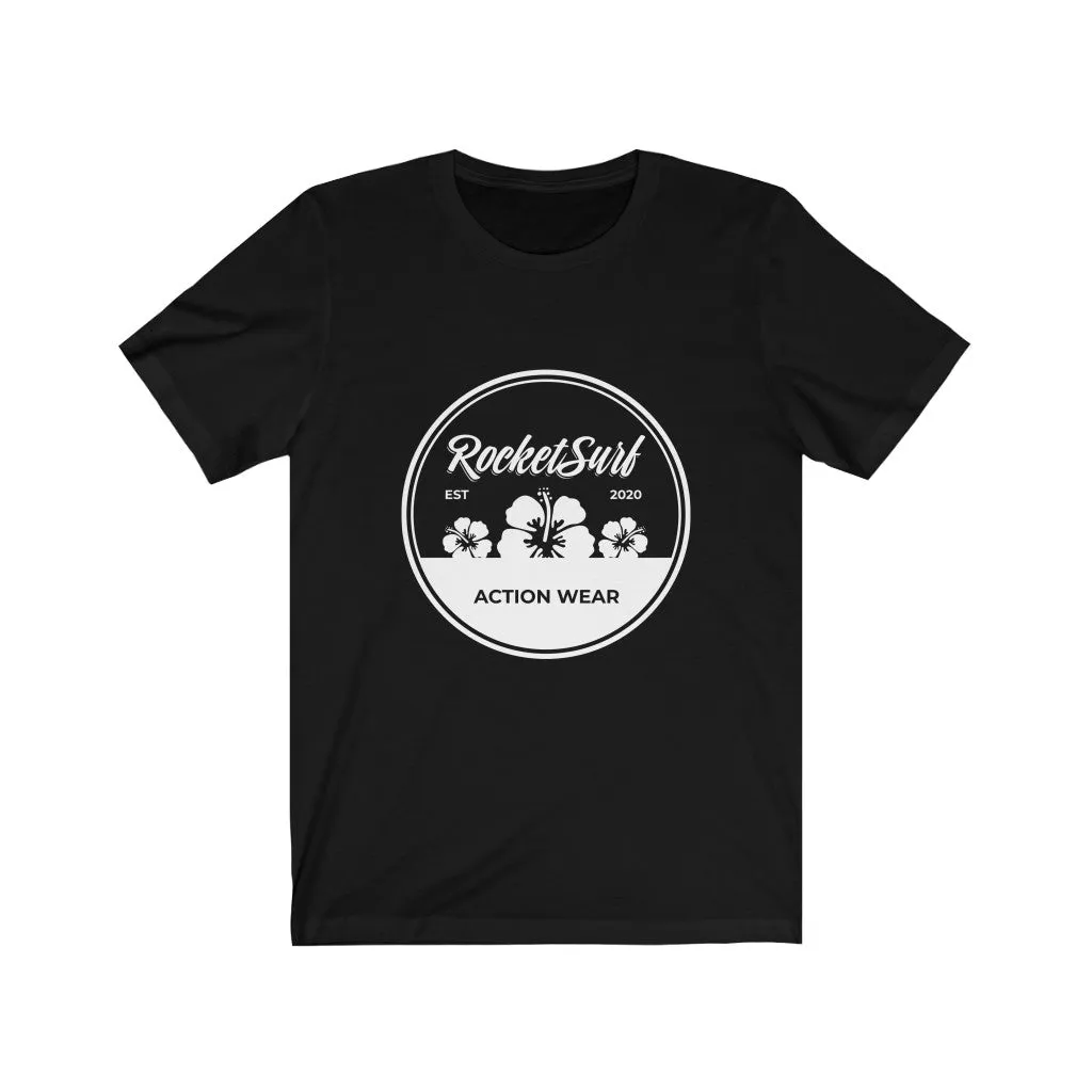 Unisex Jersey Short Sleeve Tee - White Flowers