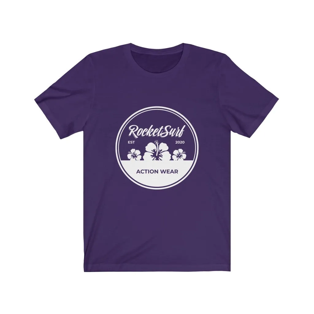 Unisex Jersey Short Sleeve Tee - White Flowers