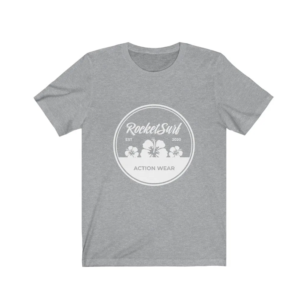 Unisex Jersey Short Sleeve Tee - White Flowers