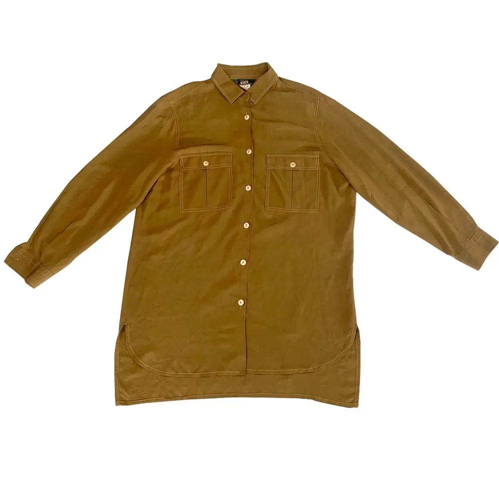 UNITS Vintage Women's Silk Shirts and Tops