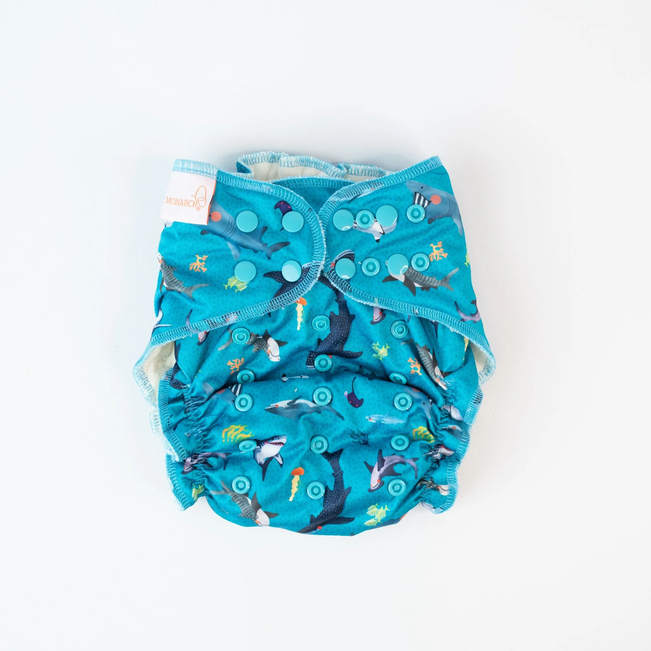 V2 Hybrid Fitted Nappy Cover| Feeding Frenzy