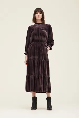 Velvet Midi Dress