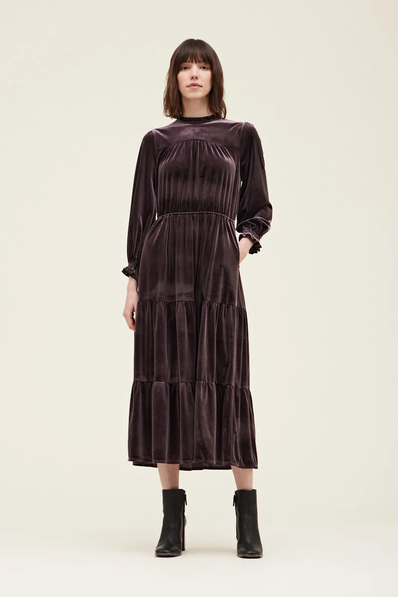 Velvet Midi Dress