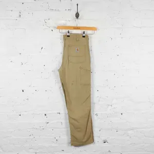 Vintage Carhartt Chino Cargo Relaxed Fit Trousers - Beige - M