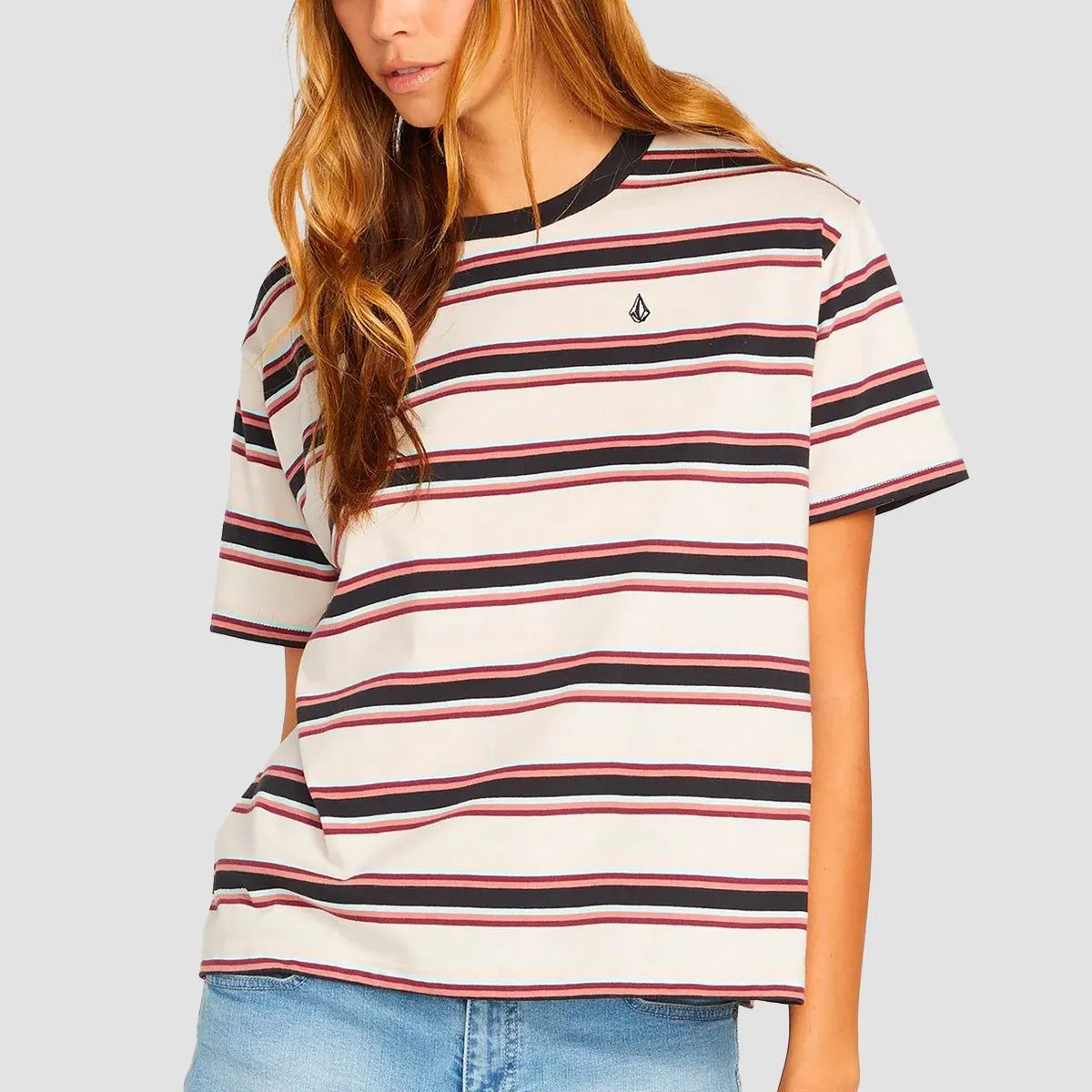 Volcom Party Pack T-Shirt Sand - Womens