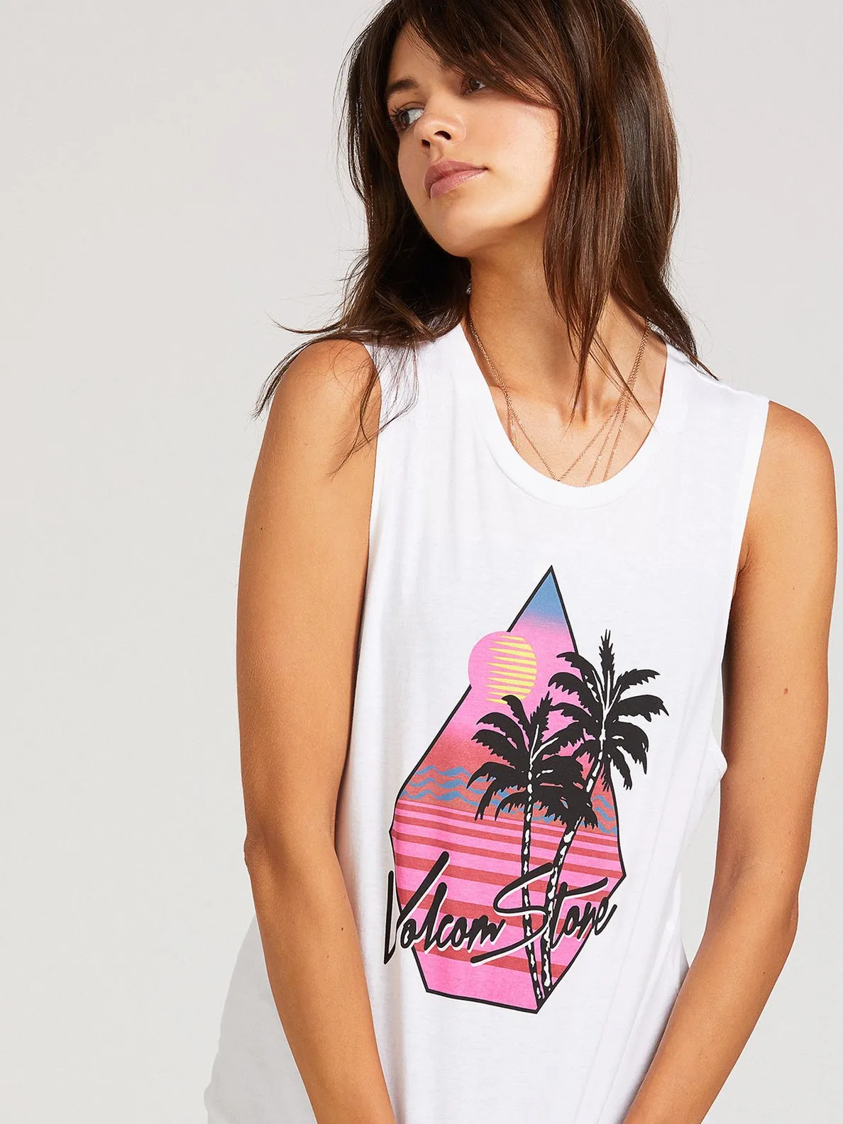 Volcom Womens Stone Hour Graphic Tank