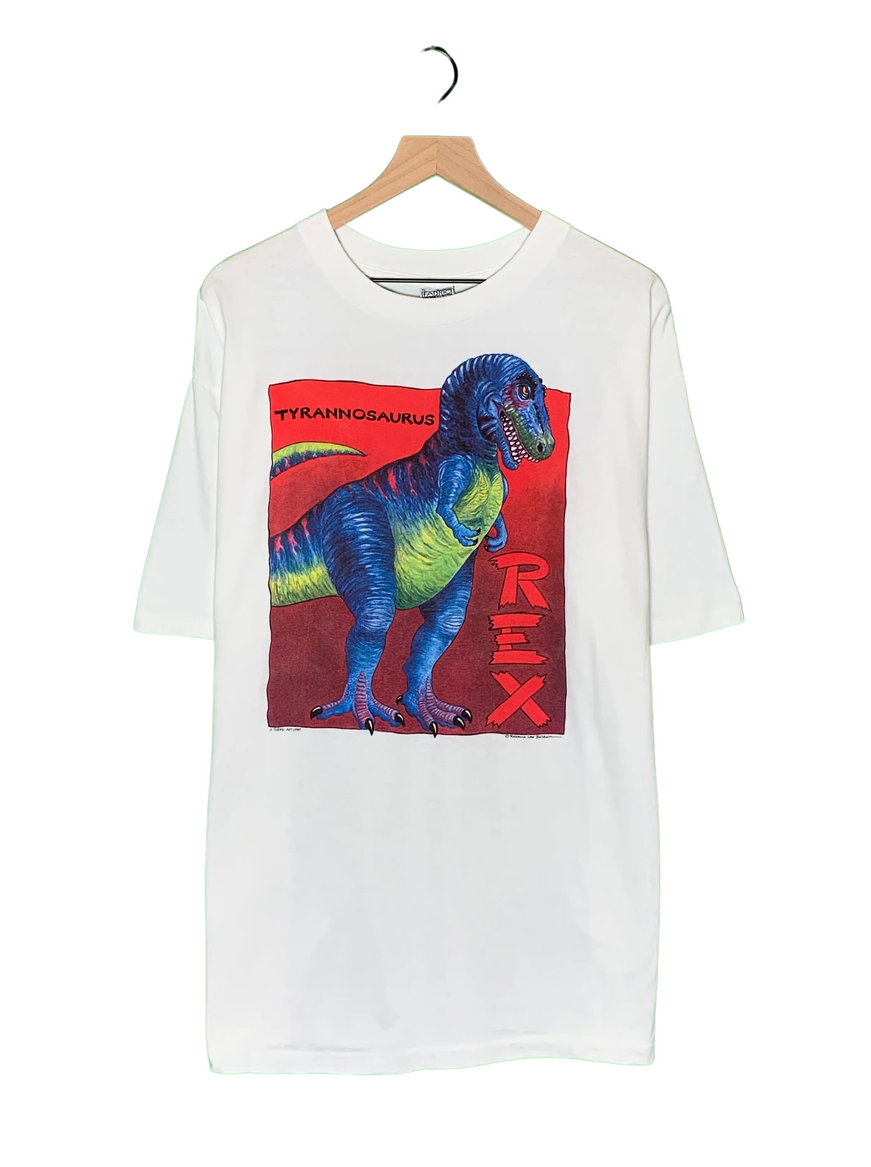 VTG "T-REX" Fabric Art Tee (XL)