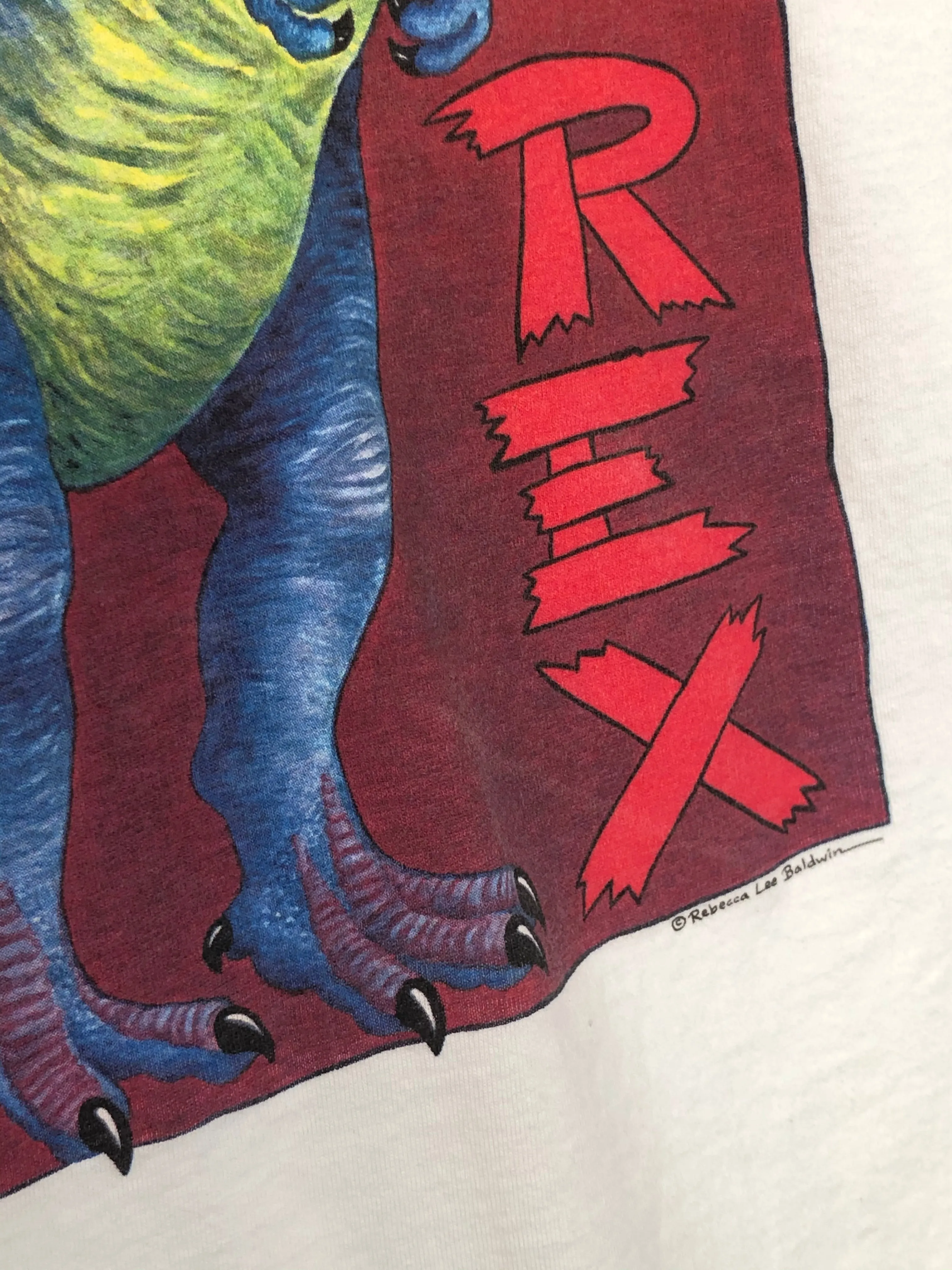 VTG "T-REX" Fabric Art Tee (XL)