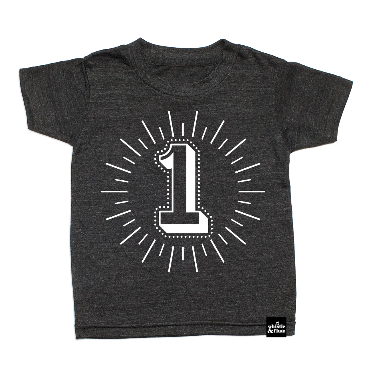 Whistle & Flute Milestone Birthday Number Shirt - No.1