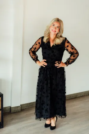 Wisteria Floral Maxi Dress